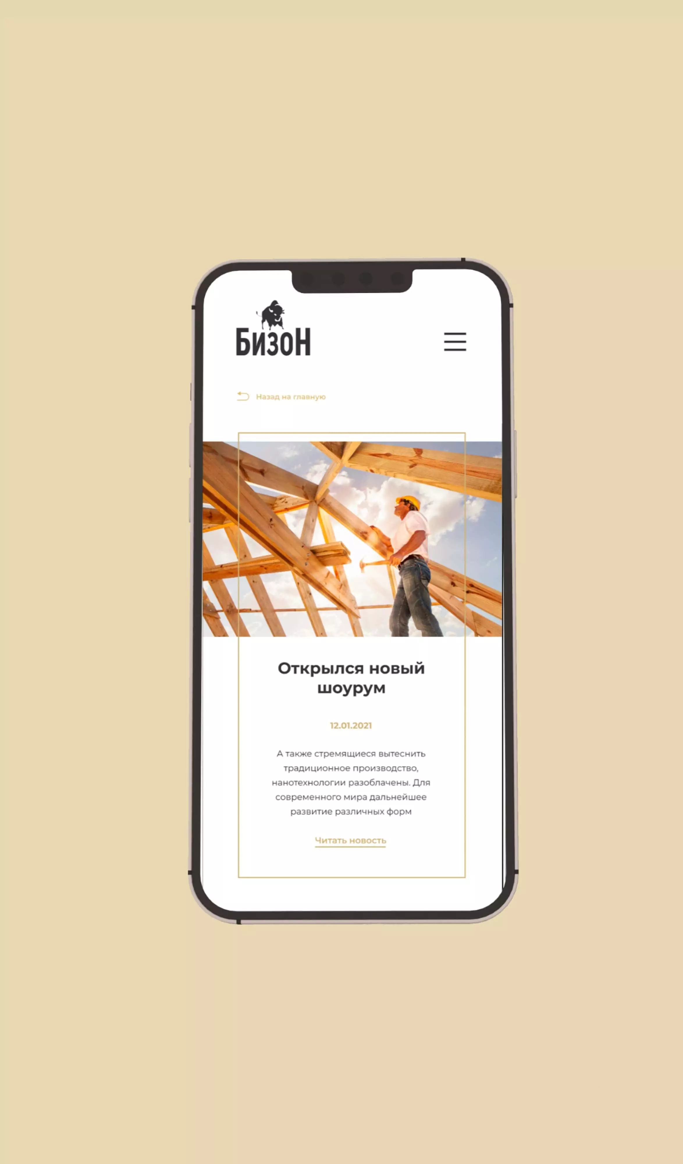 Bizon – interface da plataforma, tela 2
