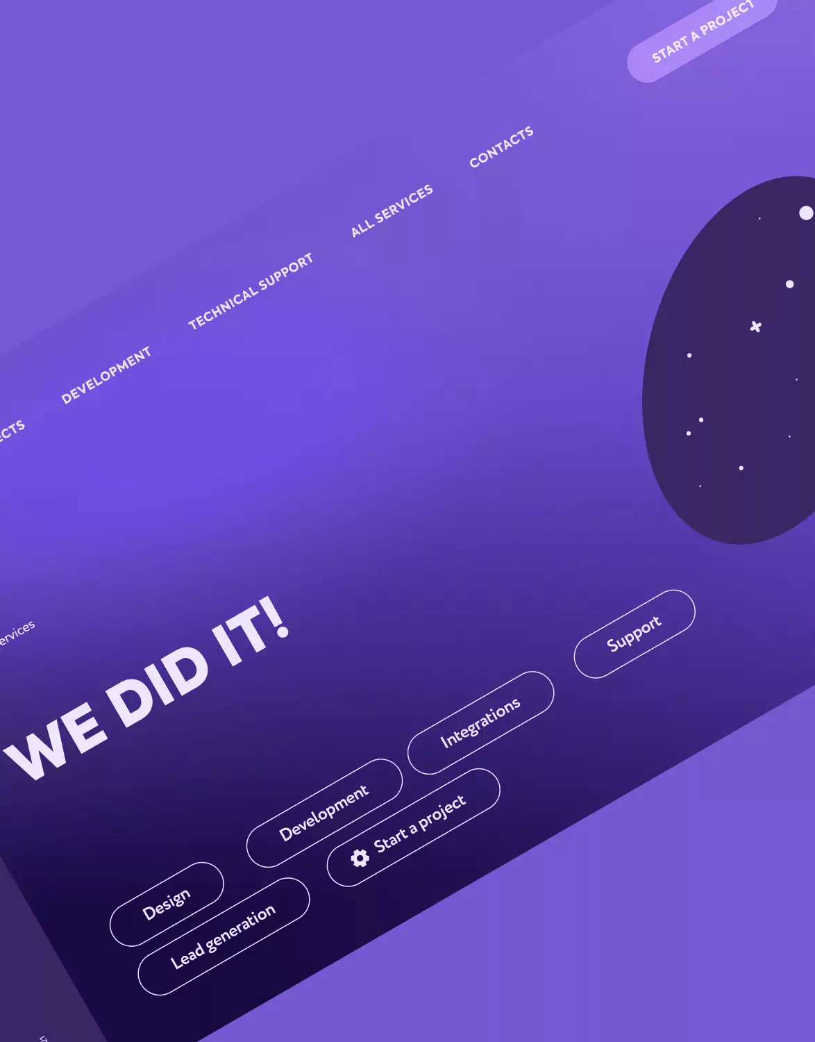 Optimal Group – interface do site, bloco 9